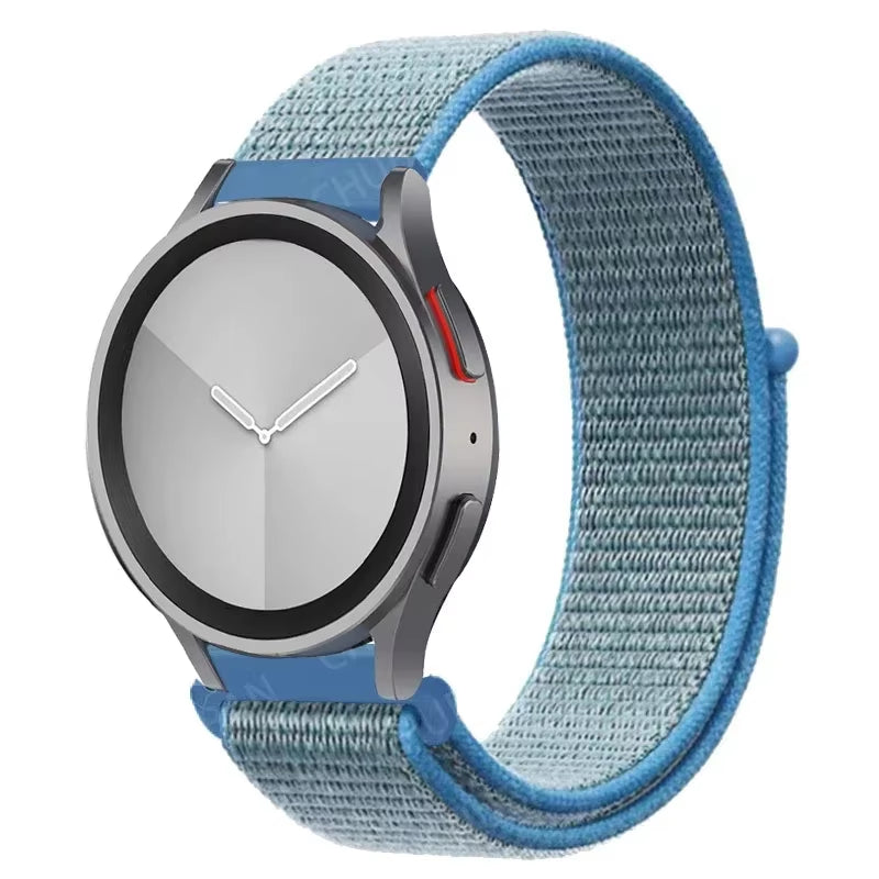Nylon Loop Band for  Watch 7 FE 6/5/Pro/4/Classic/Active 2 40-44Mm 20Mm/22Mm Sport Bracelet Huawei Gt 2/E/3 Strap