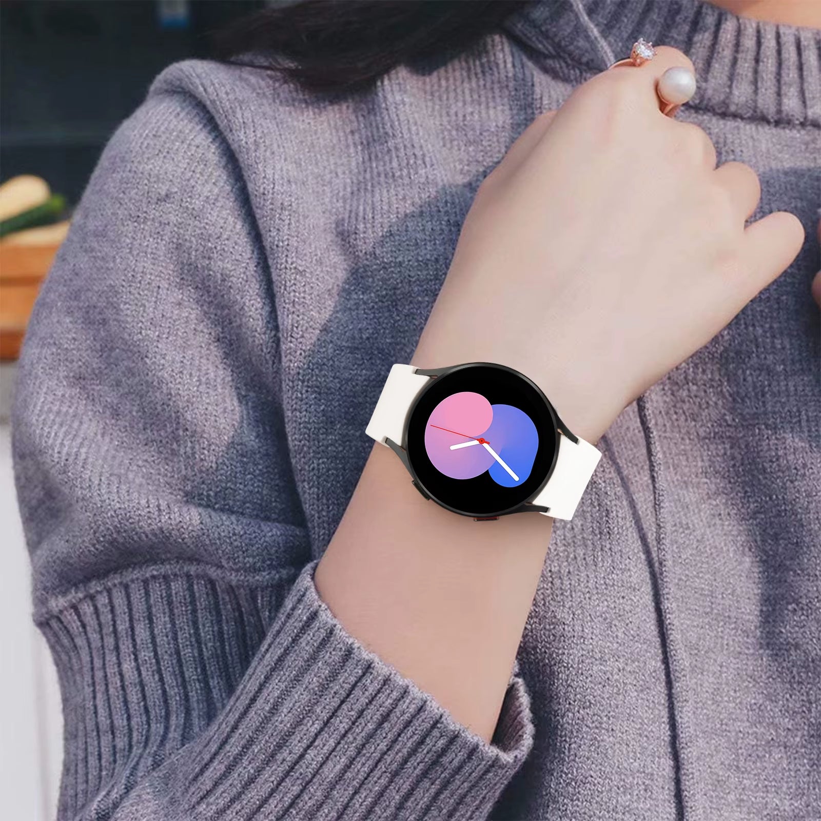 TPU Case+Silicone Strap for  Watch 4 5 6 7 40Mm 44Mm Band Screen Protective Cover Bumper for Galaxy Watch 4 5 6 7