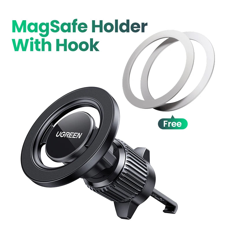 UGREEN Magnetic Car Phone Holder Air Vent Car Phone Stand for Magsafe Iphone 15 14 13 Promax Xiaomi Samsung Strong Magnet Holder