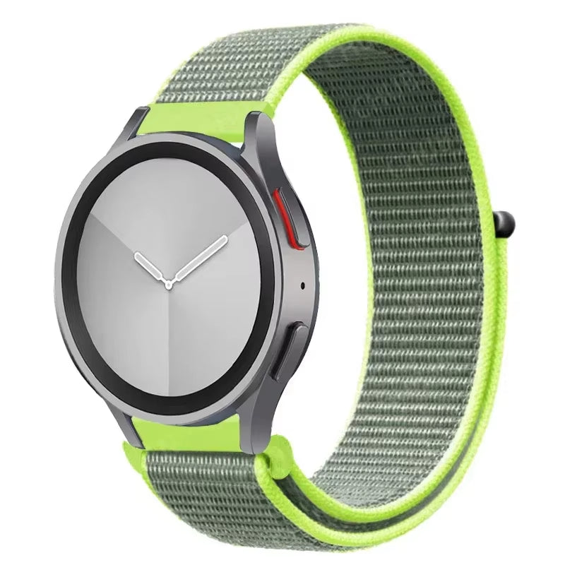 Nylon Loop Band for  Watch 7 FE 6/5/Pro/4/Classic/Active 2 40-44Mm 20Mm/22Mm Sport Bracelet Huawei Gt 2/E/3 Strap