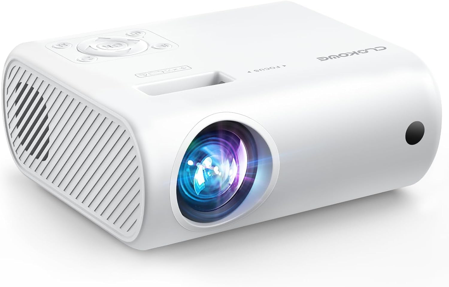 Mini Projector,  2024 Upgraded Portable Projector with 9000 Lux and Full HD 1080P, Movie Projector Compatible with Ios/Android Phone/Tablet/Laptop/Pc/Tv Stick/Box/Usb Drive/Game Console