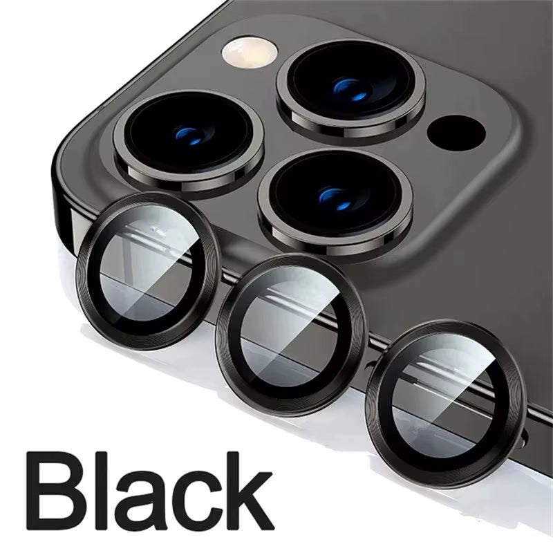 3Pcs Camera Lens Glass Protector for Iphone 11 12 13 14 15 16 Pro Max 12 13 Mini Protective Glass for Iphone 14 15 16 Plus