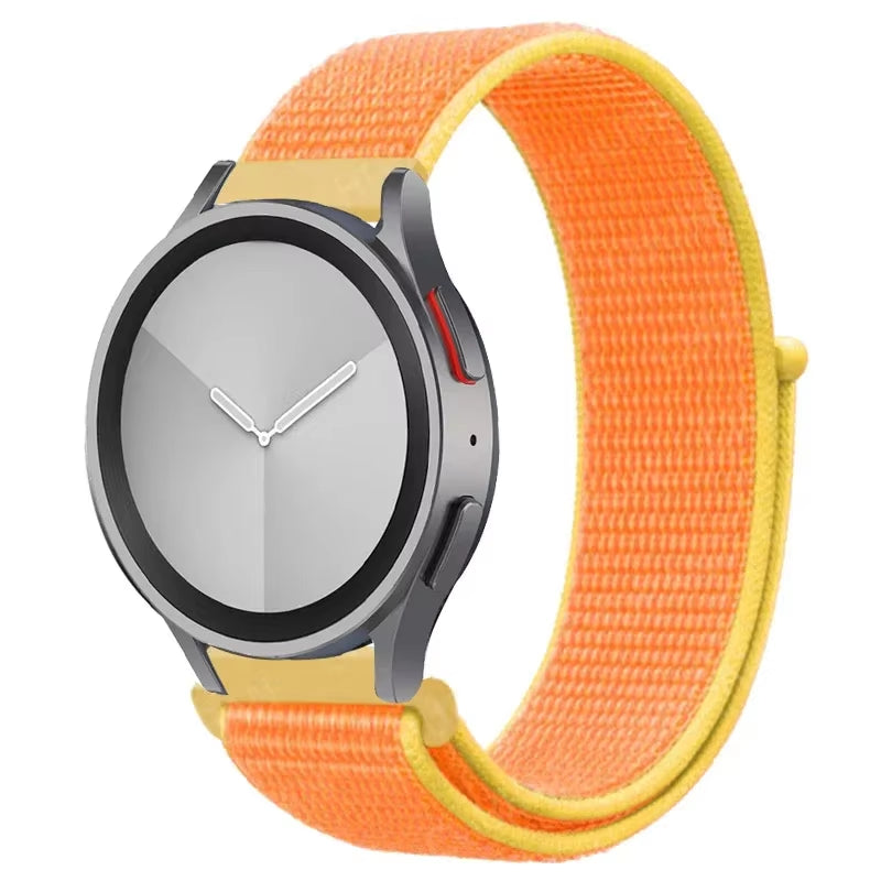 Nylon Loop Band for  Watch 7 FE 6/5/Pro/4/Classic/Active 2 40-44Mm 20Mm/22Mm Sport Bracelet Huawei Gt 2/E/3 Strap