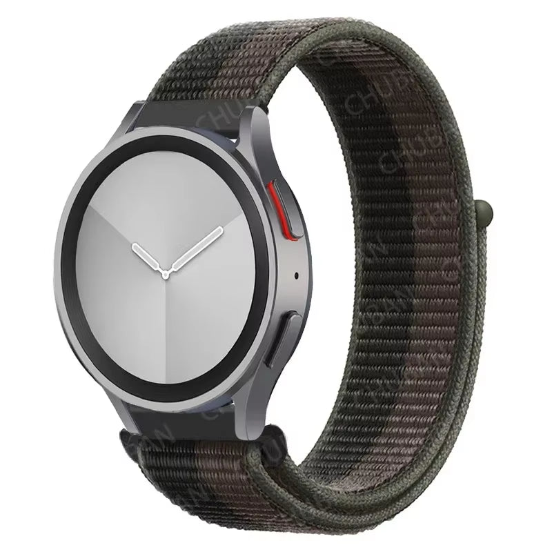Nylon Loop Band for  Watch 7 FE 6/5/Pro/4/Classic/Active 2 40-44Mm 20Mm/22Mm Sport Bracelet Huawei Gt 2/E/3 Strap