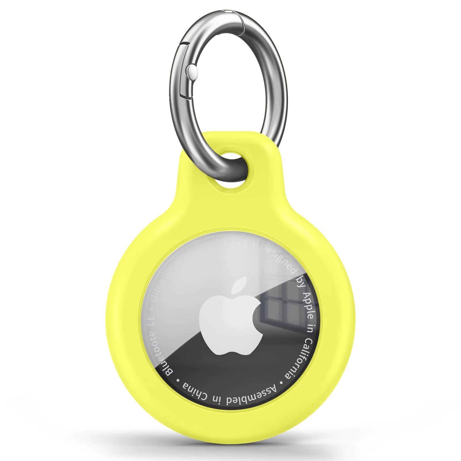 TPU Cover for Apple Air Tag Holder with Keychain Protective Shell Tracker Accessories Anti-Scratch Sleeve for Apple Air Tag Case