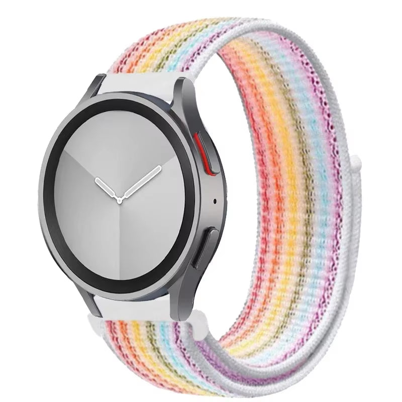 Nylon Loop Band for  Watch 7 FE 6/5/Pro/4/Classic/Active 2 40-44Mm 20Mm/22Mm Sport Bracelet Huawei Gt 2/E/3 Strap