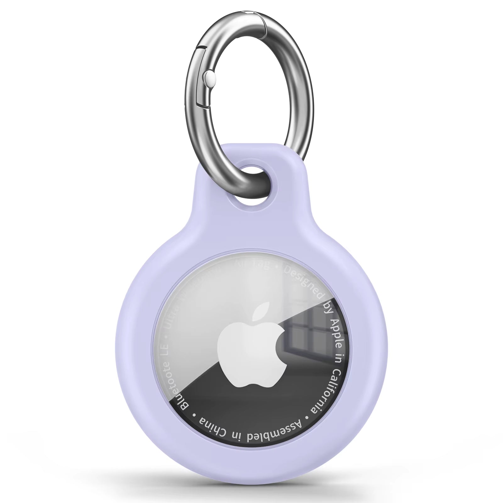 TPU Cover for Apple Air Tag Holder with Keychain Protective Shell Tracker Accessories Anti-Scratch Sleeve for Apple Air Tag Case