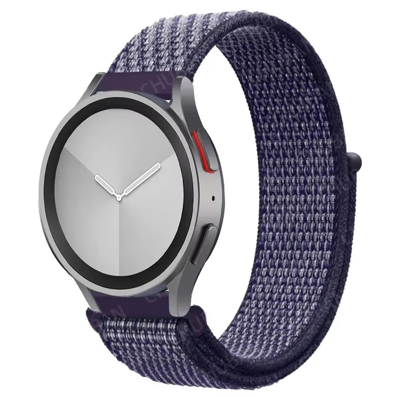 Nylon Loop Band for  Watch 7 FE 6/5/Pro/4/Classic/Active 2 40-44Mm 20Mm/22Mm Sport Bracelet Huawei Gt 2/E/3 Strap