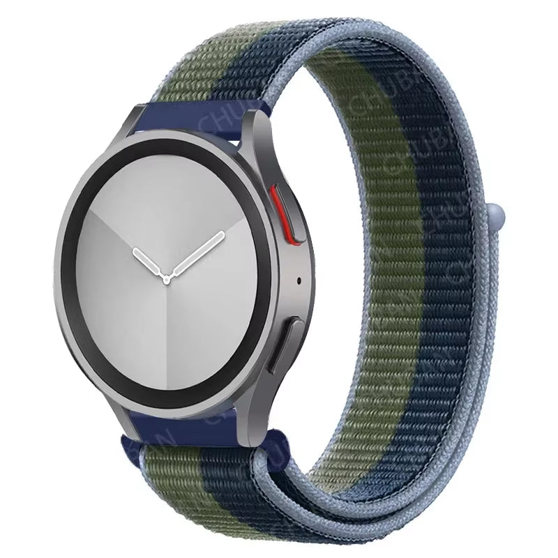 Nylon Loop Band for  Watch 7 FE 6/5/Pro/4/Classic/Active 2 40-44Mm 20Mm/22Mm Sport Bracelet Huawei Gt 2/E/3 Strap