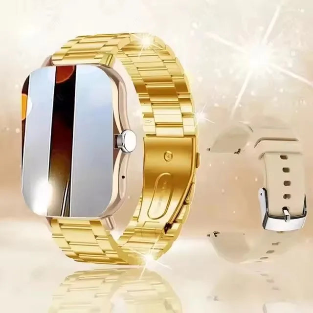 2025 Smart Watch 2.01‘’ Full Touch Amoled BT Call Sport Waterproof Watches Heart Rate Blood Pressure Smartwatch for Men Women