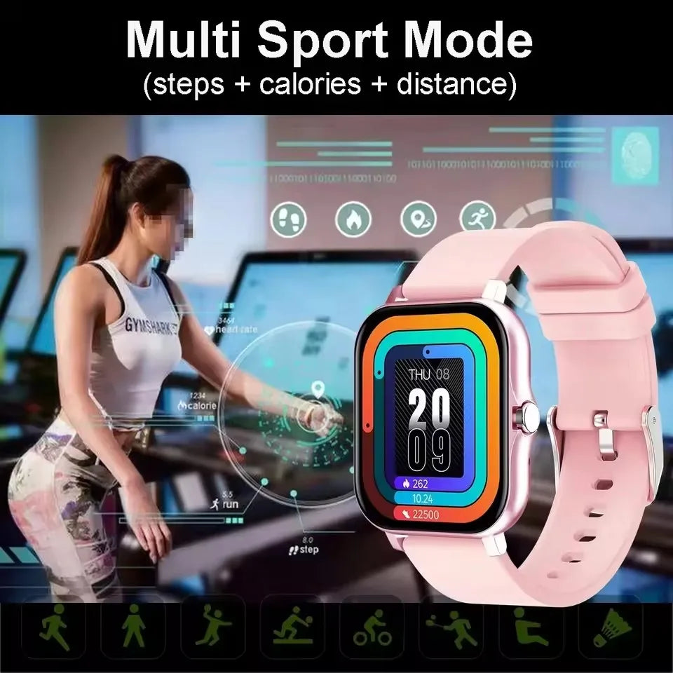 2025 Smart Watch 2.01‘’ Full Touch Amoled BT Call Sport Waterproof Watches Heart Rate Blood Pressure Smartwatch for Men Women