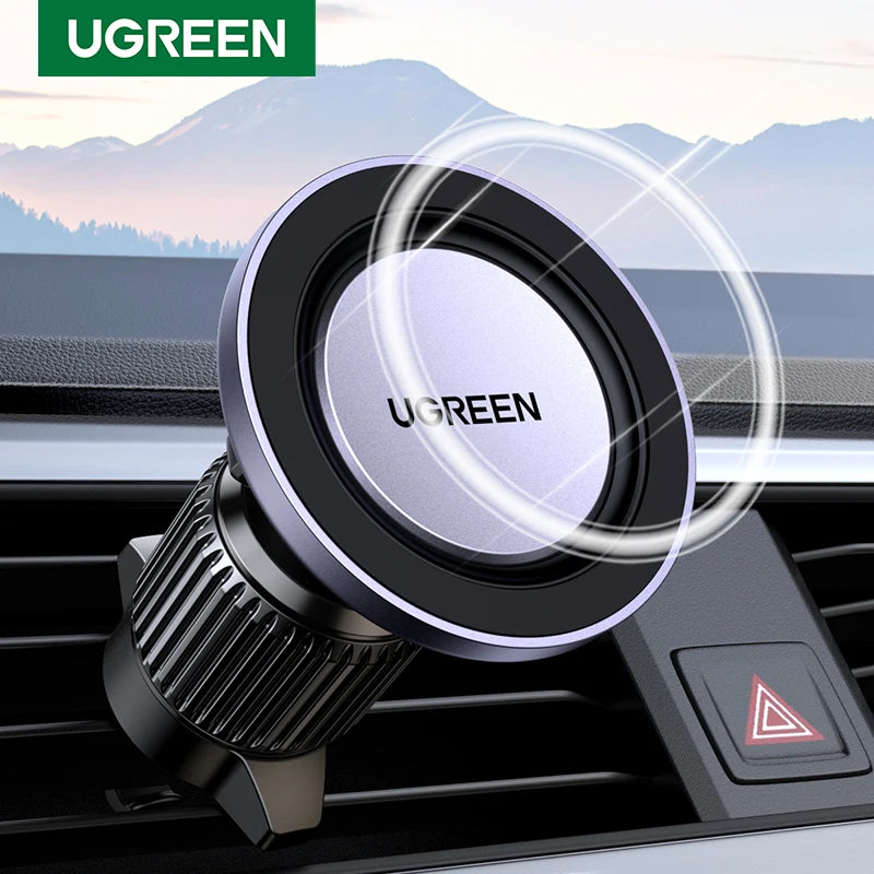 UGREEN Magnetic Car Phone Holder Air Vent Car Phone Stand for Magsafe Iphone 15 14 13 Promax Xiaomi Samsung Strong Magnet Holder