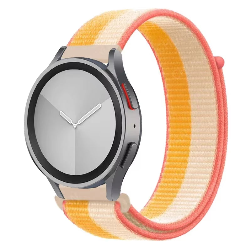 Nylon Loop Band for  Watch 7 FE 6/5/Pro/4/Classic/Active 2 40-44Mm 20Mm/22Mm Sport Bracelet Huawei Gt 2/E/3 Strap