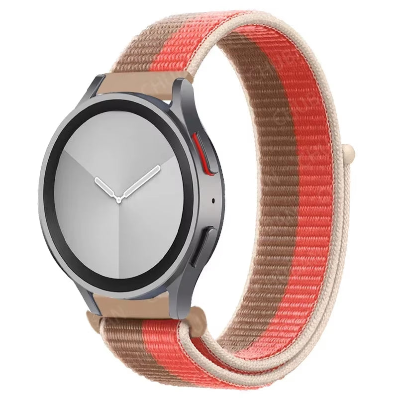Nylon Loop Band for  Watch 7 FE 6/5/Pro/4/Classic/Active 2 40-44Mm 20Mm/22Mm Sport Bracelet Huawei Gt 2/E/3 Strap