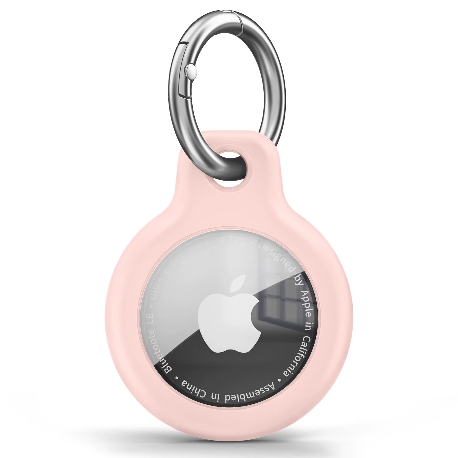 TPU Cover for Apple Air Tag Holder with Keychain Protective Shell Tracker Accessories Anti-Scratch Sleeve for Apple Air Tag Case