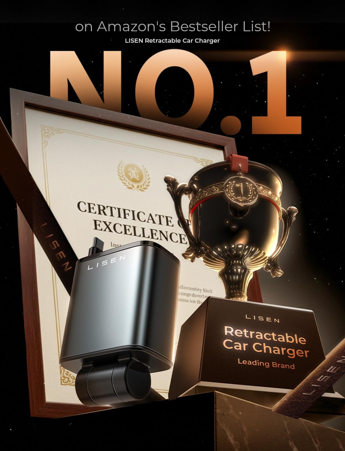 Retractable Car Charger, 69W Cars Adapter USB C Fast Charger, Car Accessories for Women Men, Christmas for Gifts for Dad Mom, Gifts for Women Men, for Iphone 17 Pro Max Air 16 15 14 13 Plus